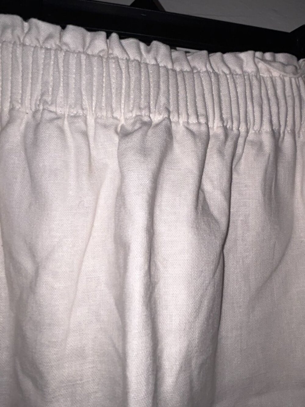 Women's J. Crew Ivory Scalloped Hem Mini Skirt Size 12 Like New - Picture 3 of 7